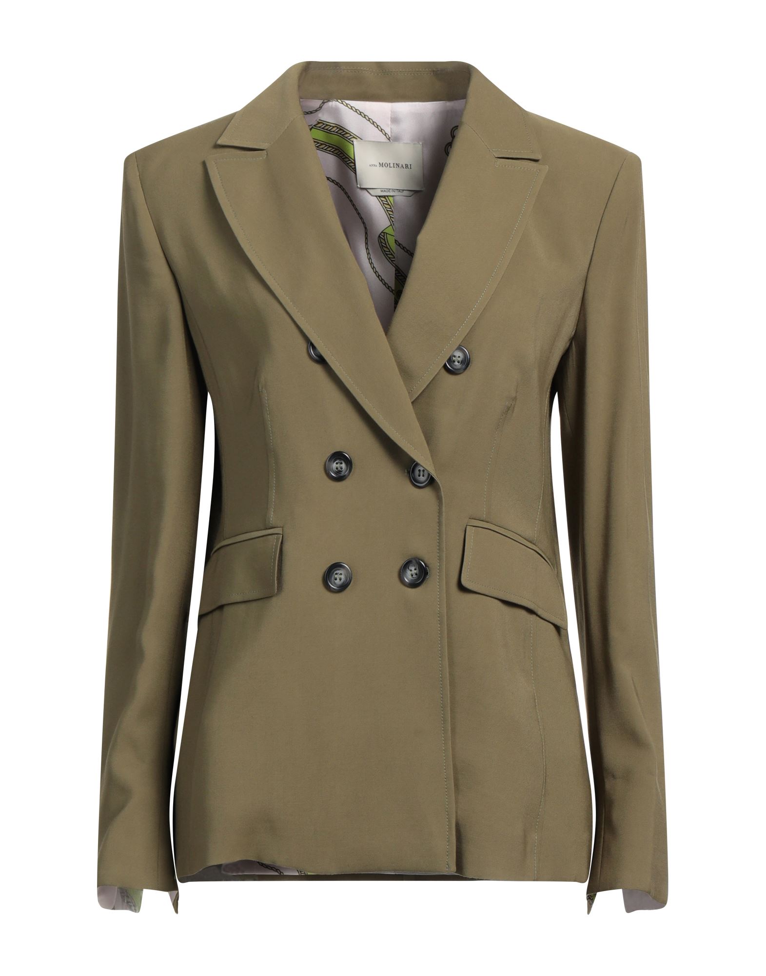 Anna Molinari Suit Jackets In Green