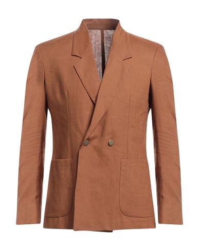 Marsēm Man Suit Jacket Brown Size 36 Linen