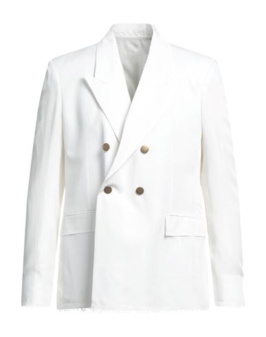 Marsēm Man Suit Jacket White Size 38 Viscose, Lyocell