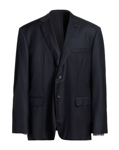 Brioni Man Suit Jacket Midnight Blue Size 34 Wool