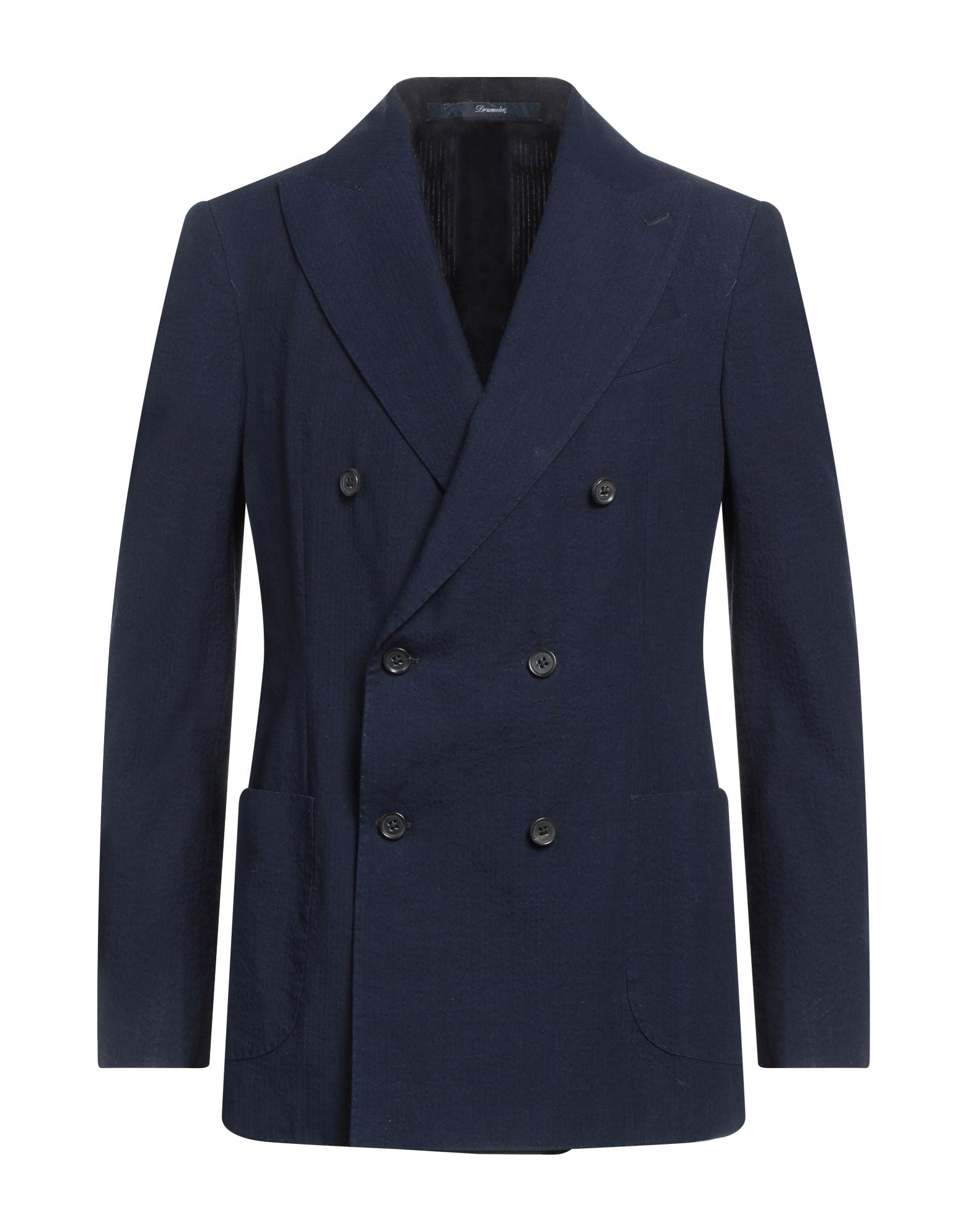 Drumohr Suit Jackets In Navy Blue