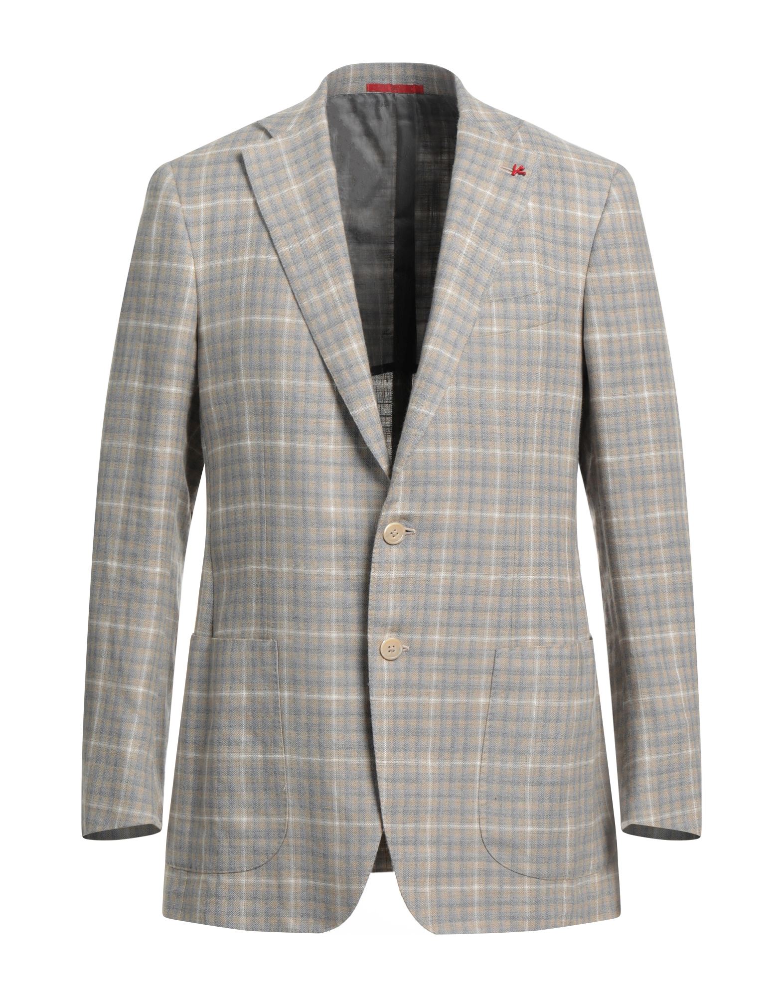 Isaia Suit Jackets In Beige