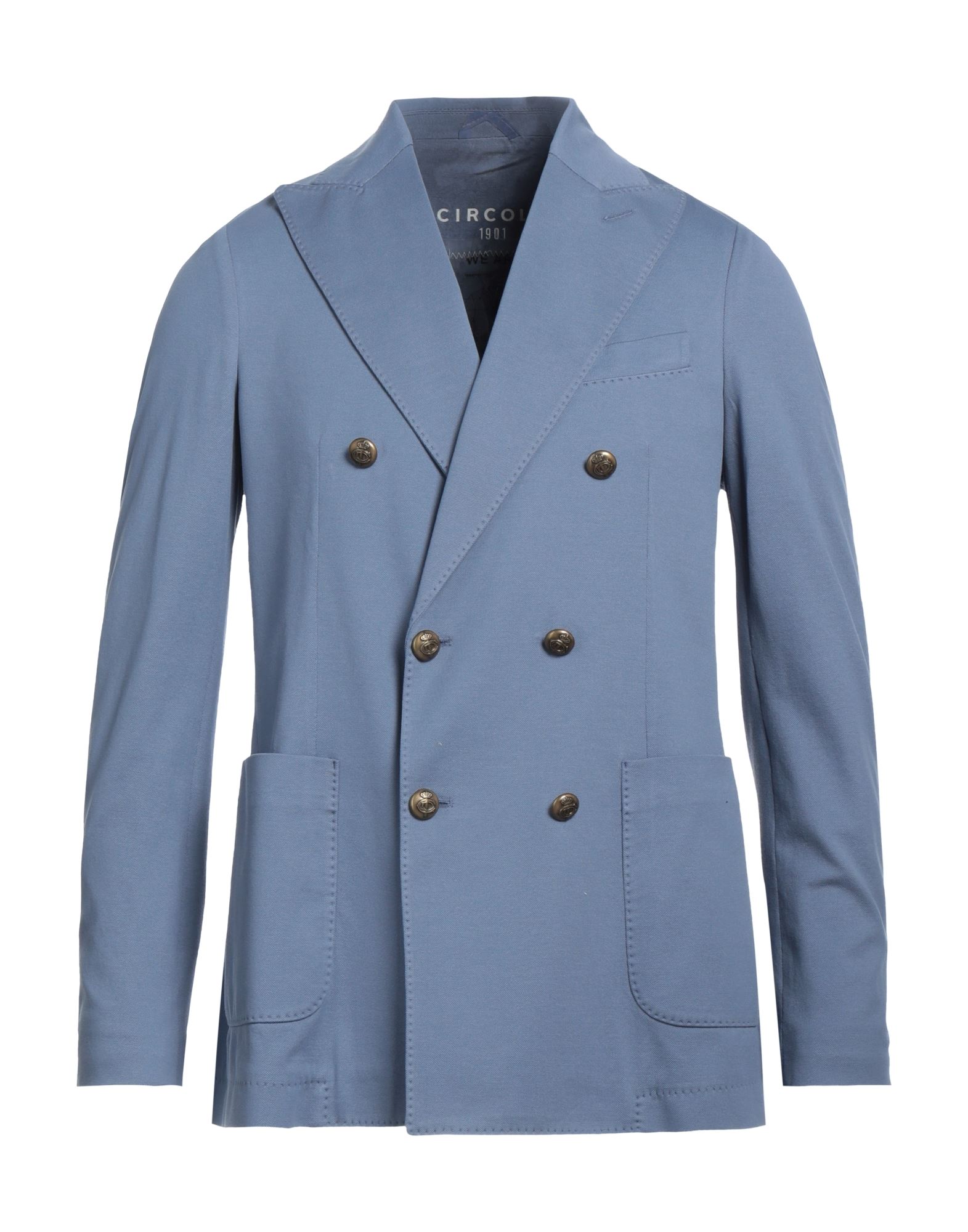 Circolo 1901 Suit Jackets In Pastel Blue