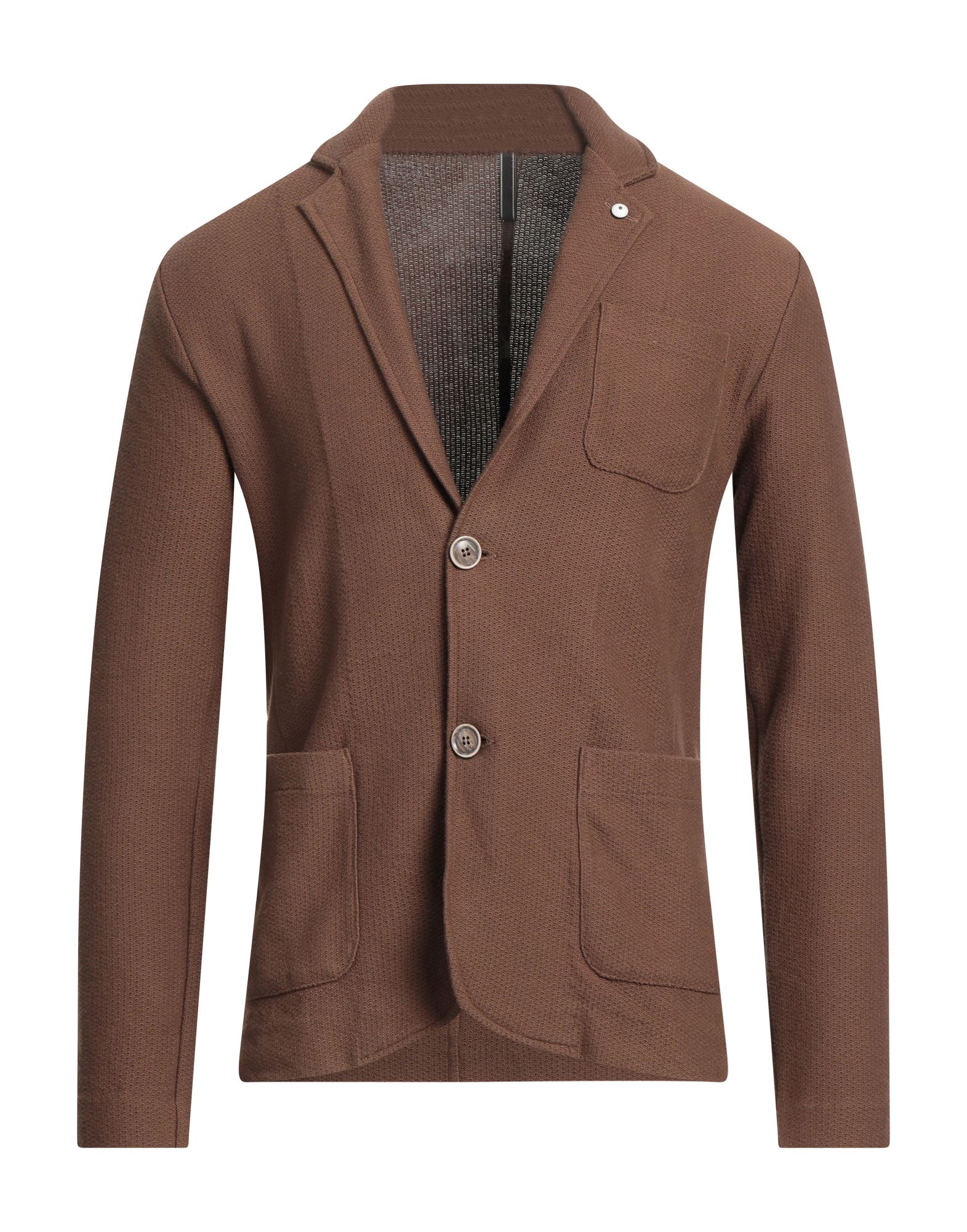 Lbm L.b.m. 1911 Suit Jackets In Brown