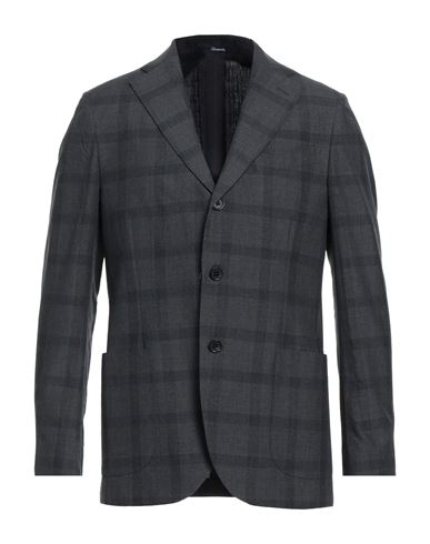 Drumohr Man Suit Jacket Lead Size 40 Wool In Grey