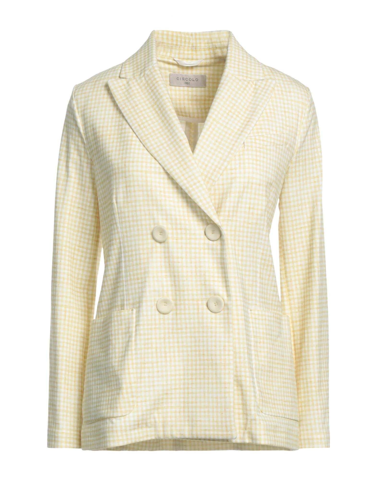 Circolo 1901 Suit Jackets In Yellow