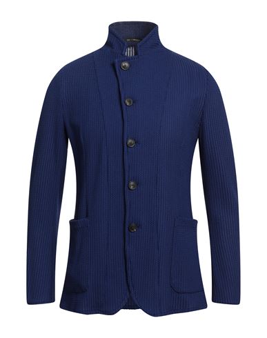 Emporio Armani Man Blazer Blue Size 44 Polyester, Cotton