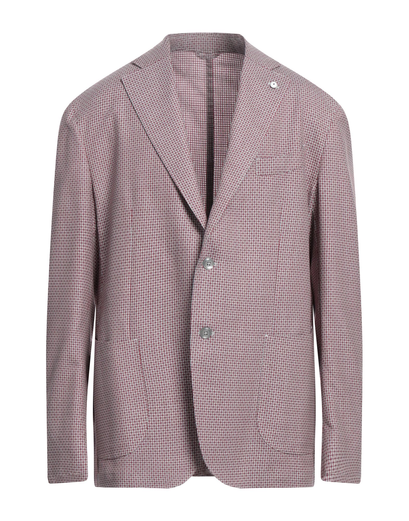 Lbm L.b.m. 1911 Suit Jackets In Burgundy