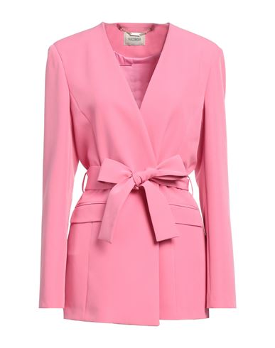 Fracomina Woman Suit Jacket Pink Size M Polyester, Elastane