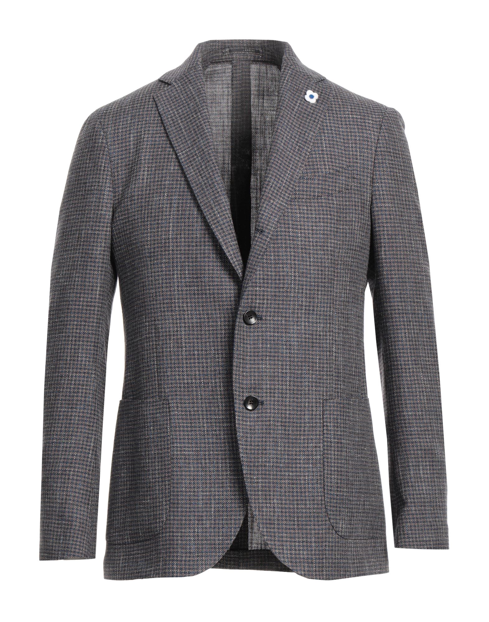 Lardini Suit Jackets In Navy Blue | ModeSens