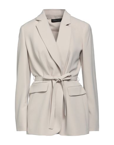 Caractere Caractère Woman Suit Jacket Beige Size 10 Polyester, Elastane