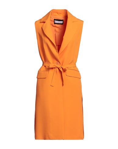 Caractere Caractère Woman Blazer Orange Size 6 Viscose, Polyester