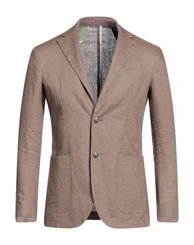 Vandom Man Suit Jacket Cocoa Size 36 Linen In Brown