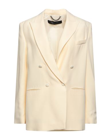 Federica Tosi Woman Blazer Ivory Size 8 Acetate, Viscose, Polyester In White