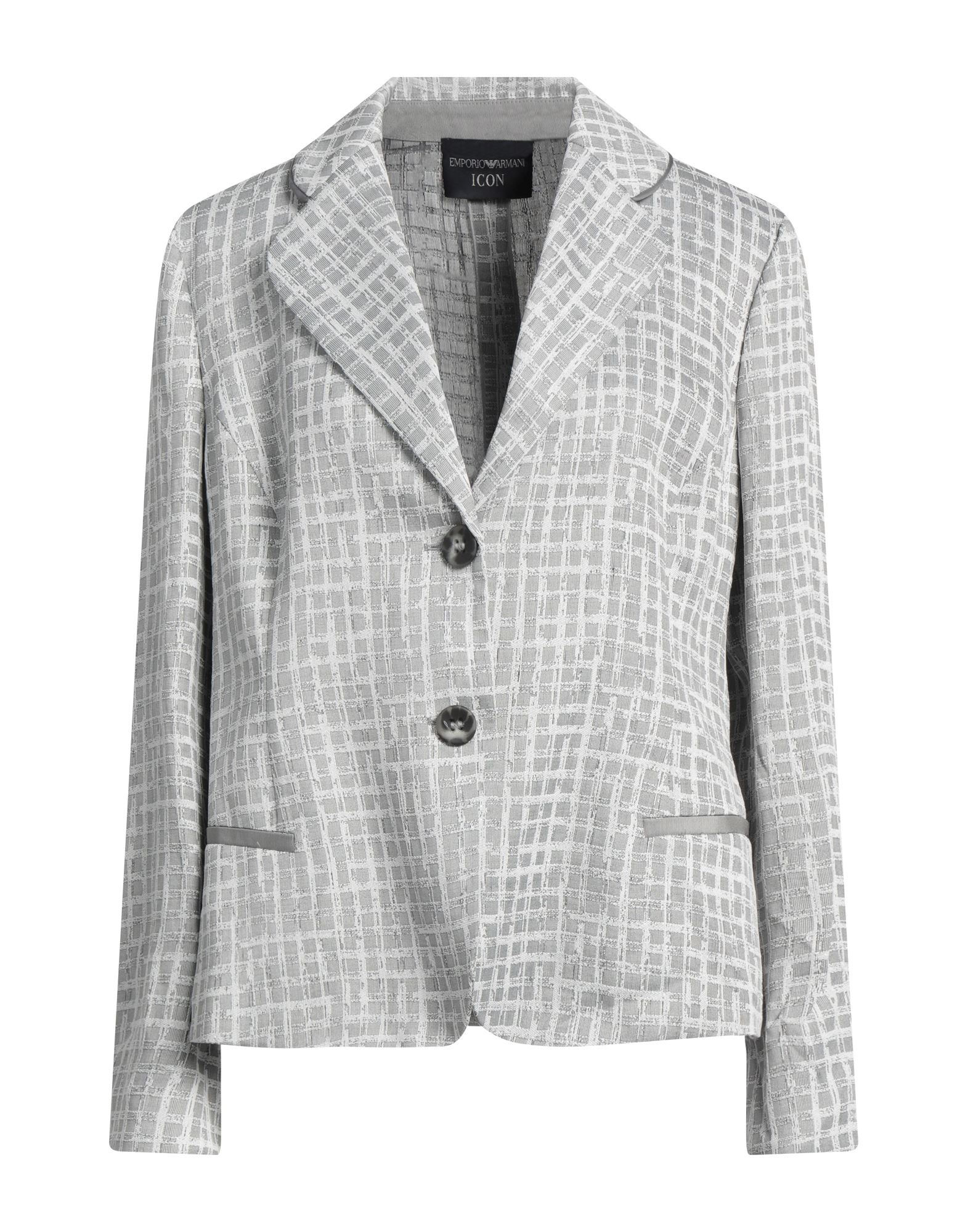 Emporio Armani Suit Jackets In Grey