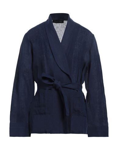 Christian Pellizzari Man Suit Jacket Blue Size 42 Linen