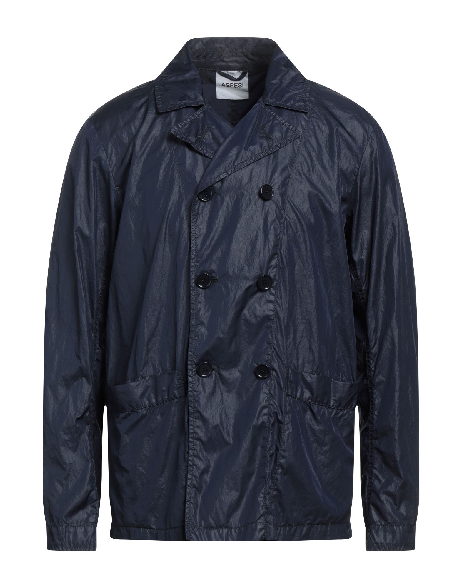 Aspesi Overcoats In Blue