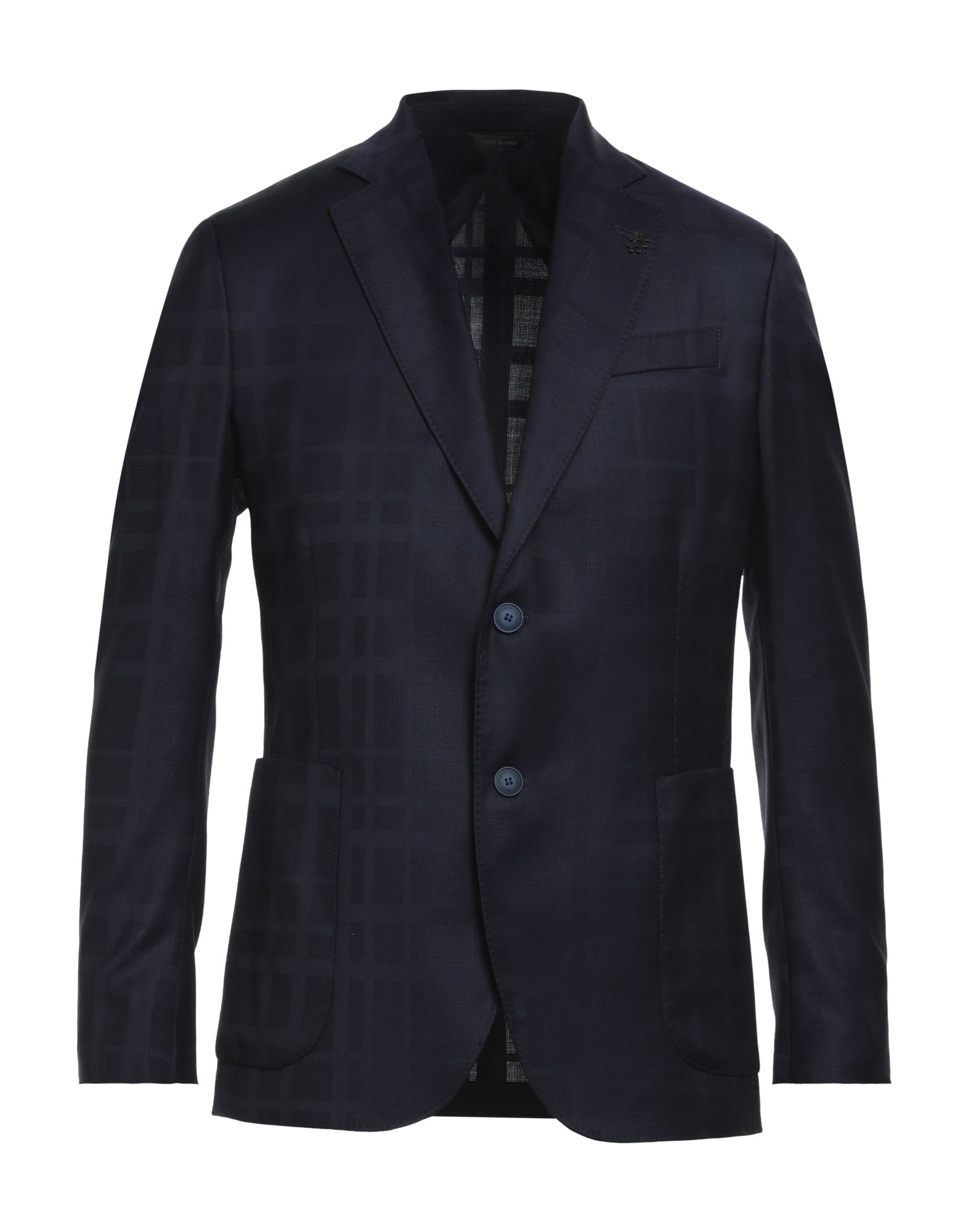 Alessandro Dell'acqua Man Suit Jacket Midnight Blue Size 46 Virgin Wool