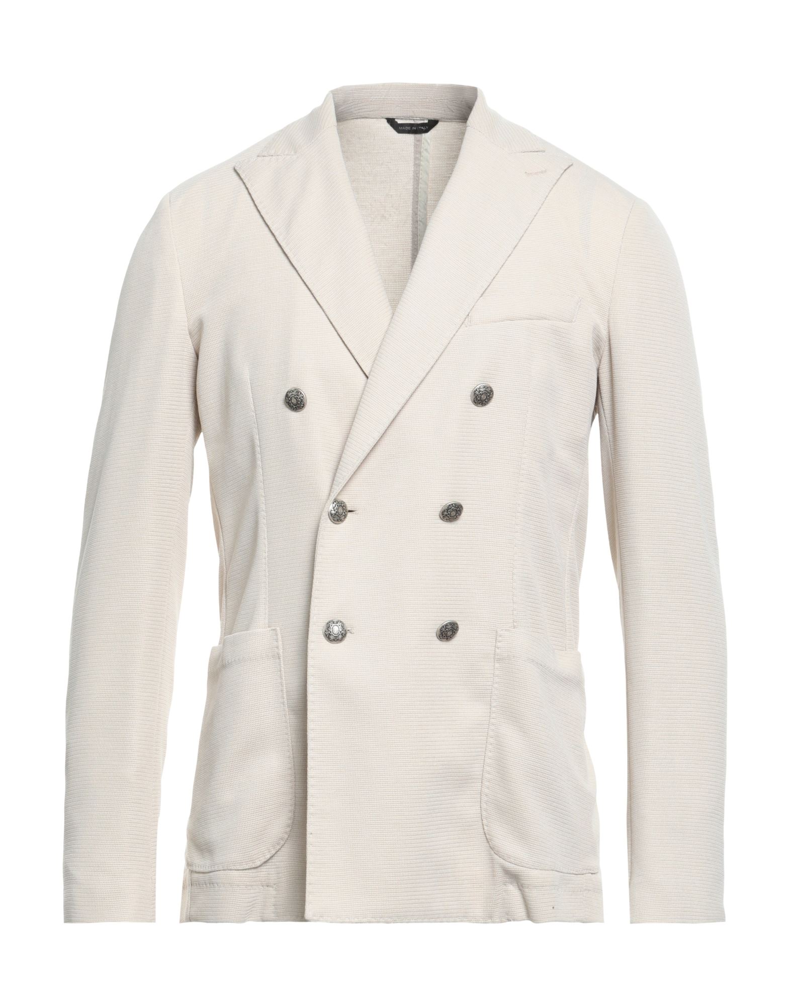 Alessandro Dell'acqua Man Suit Jacket Beige Size 40 Polyester, Viscose, Elastane