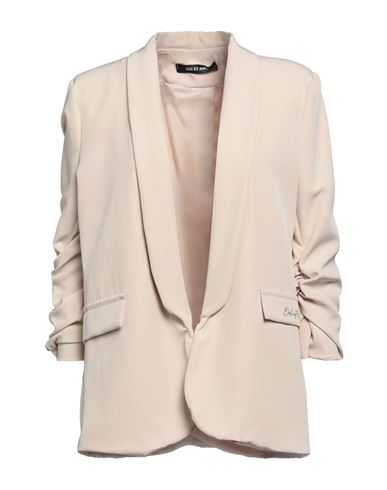 Odi Et Amo Woman Suit Jacket Beige Size Onesize Cotton