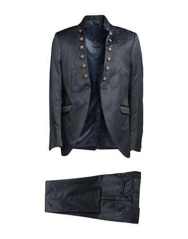 Ungaro Man Suit Navy Blue Size 42 Wool, Polyester
