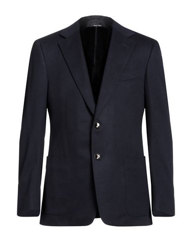 DUNHILL DUNHILL MAN SUIT JACKET MIDNIGHT BLUE SIZE 42 WOOL, CASHMERE