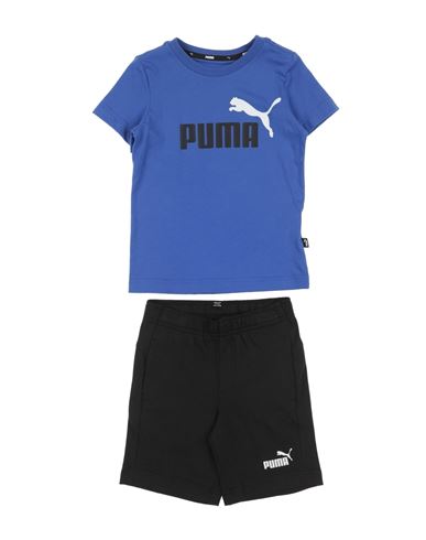 Puma Babies'  Short Jersey Set B Toddler Boy Co-ord Bright Blue Size 4 Cotton, Polyester