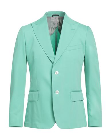 Reveres 1949 Man Suit Jacket Sage Green Size 38 Polyester, Viscose, Elastane