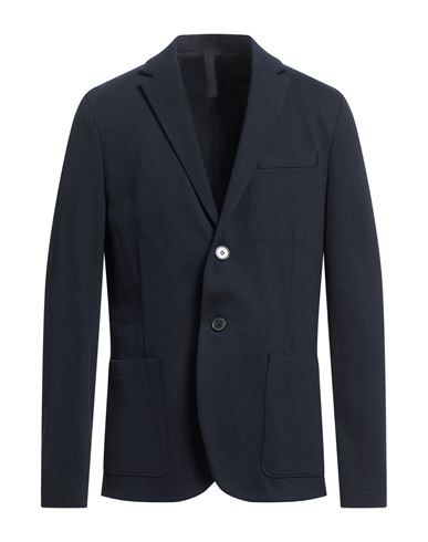 Harris Wharf London Man Suit Jacket Midnight Blue Size 42 Cotton