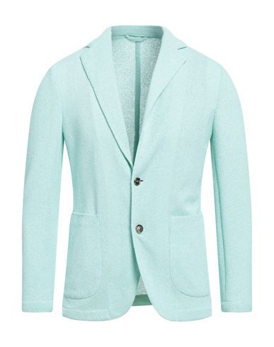 Giampaolo Man Blazer Light Green Size 34 Cotton, Polyester