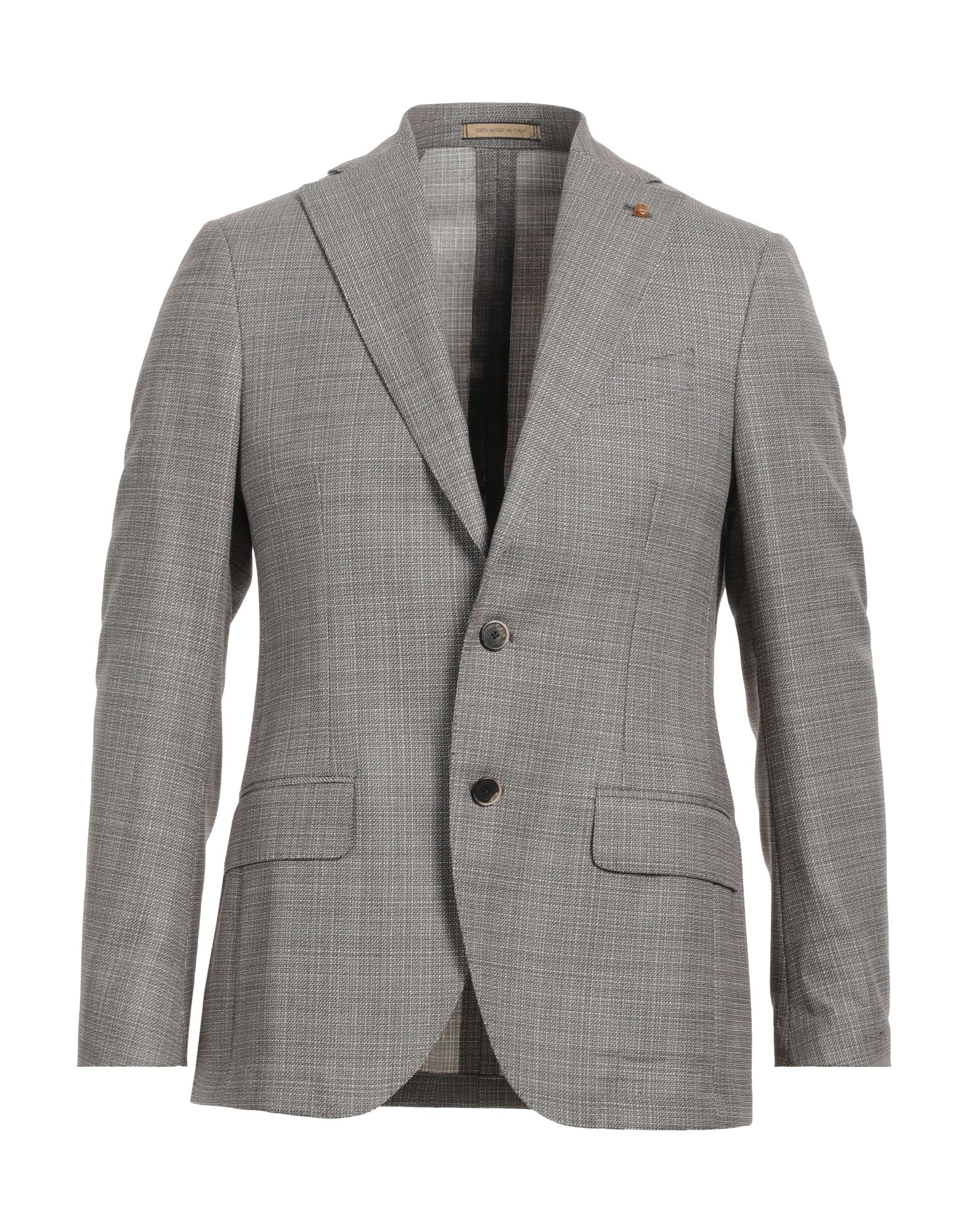 Shop Sartoria Latorre Man Blazer Grey Size 42 Wool