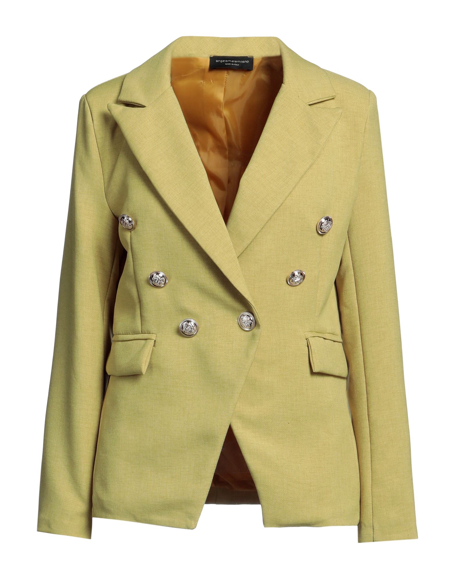 Angela Mele Milano Suit Jackets In Yellow