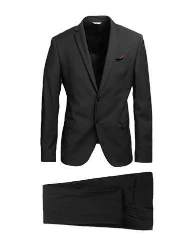 Manuel Ritz Man Suit Black Size 34 Virgin Wool
