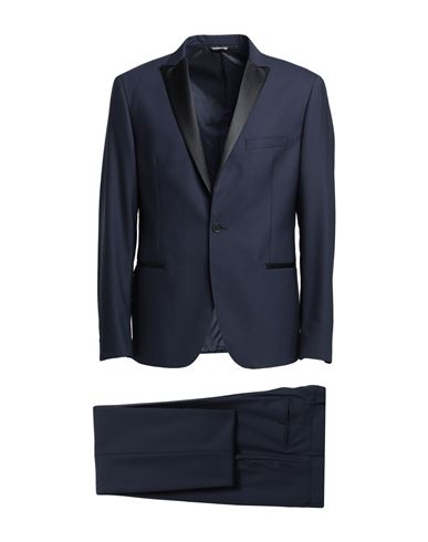 Tonello Man Suit Midnight Blue Size 44 Virgin Wool, Elastane | ModeSens