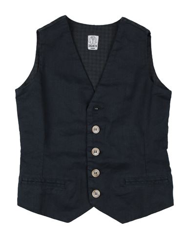 Madson Kids'  Toddler Boy Tailored Vest Midnight Blue Size 5 Linen, Cotton, Elastane