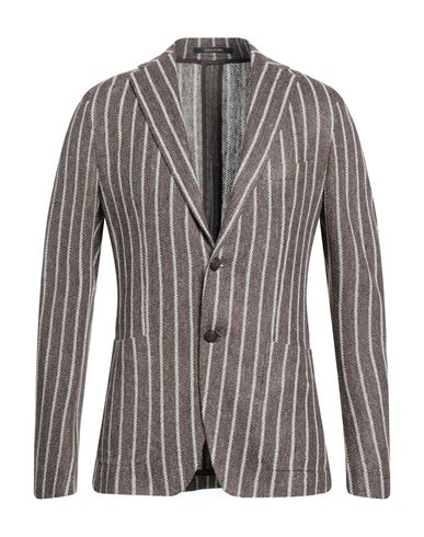 Tagliatore Suit Jackets In Brown