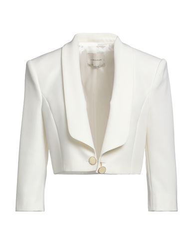 Anna Molinari Woman Blazer White Size 8 Polyester, Elastane