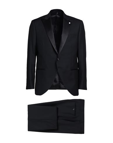 Luigi Bianchi Mantova Man Suit Black Size 38 Virgin Wool, Mohair Wool