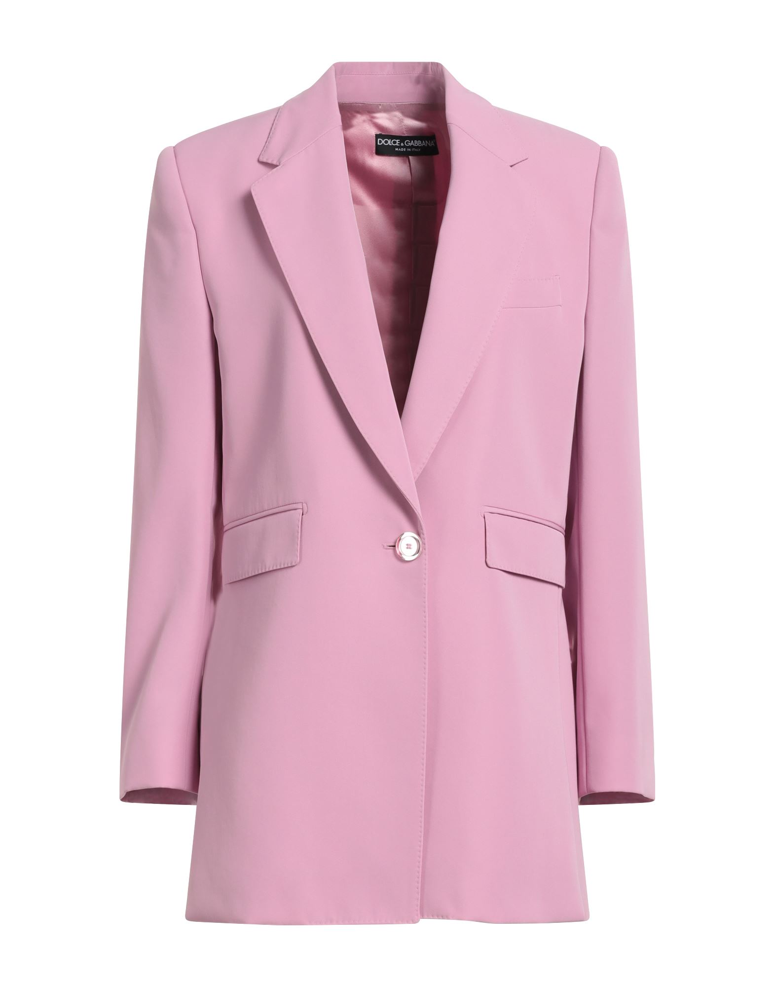 Dolce & Gabbana Woman Blazer Pink Size 14 Polyester In Lilla