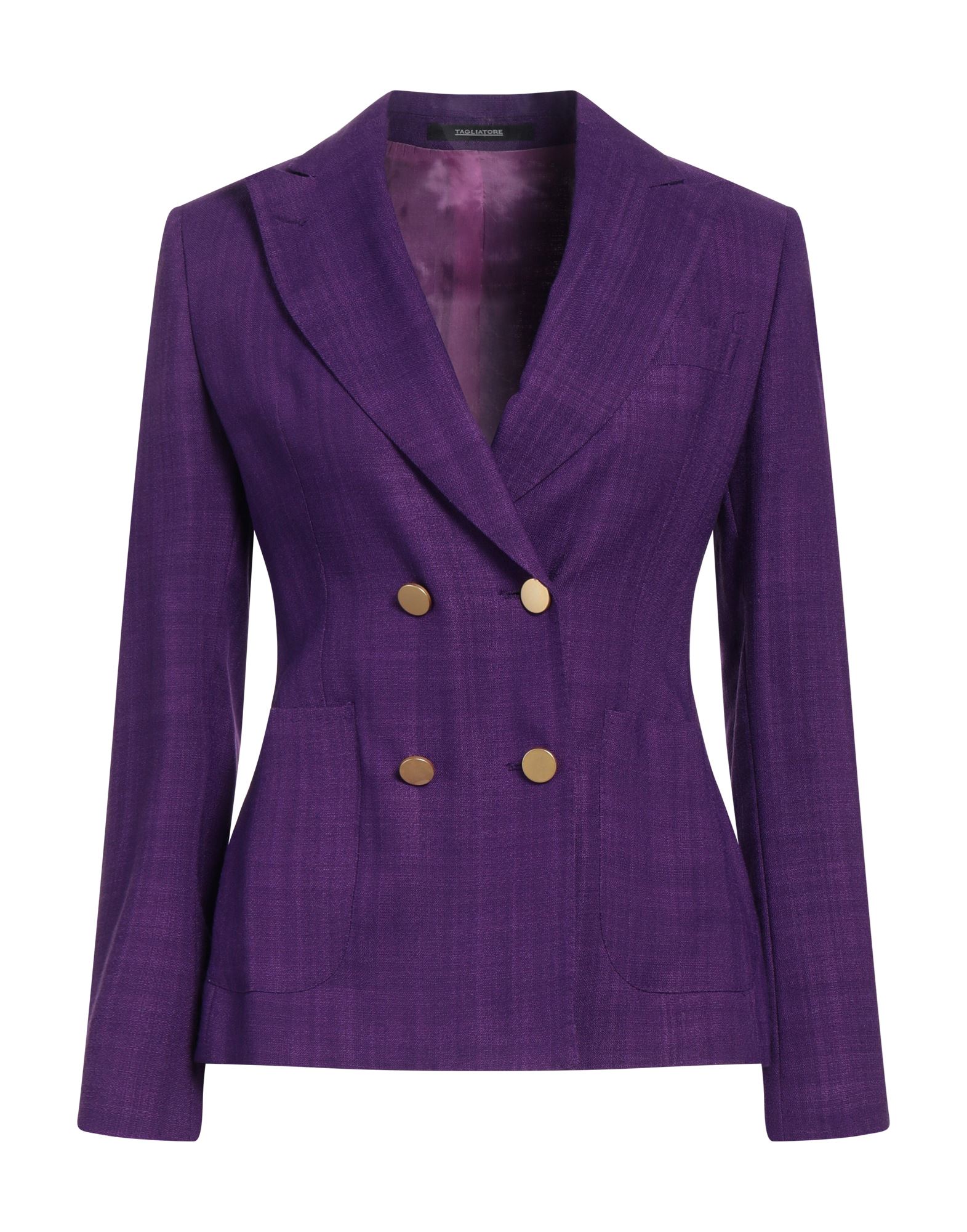 Tagliatore 02-05 Suit Jackets In Dark Purple