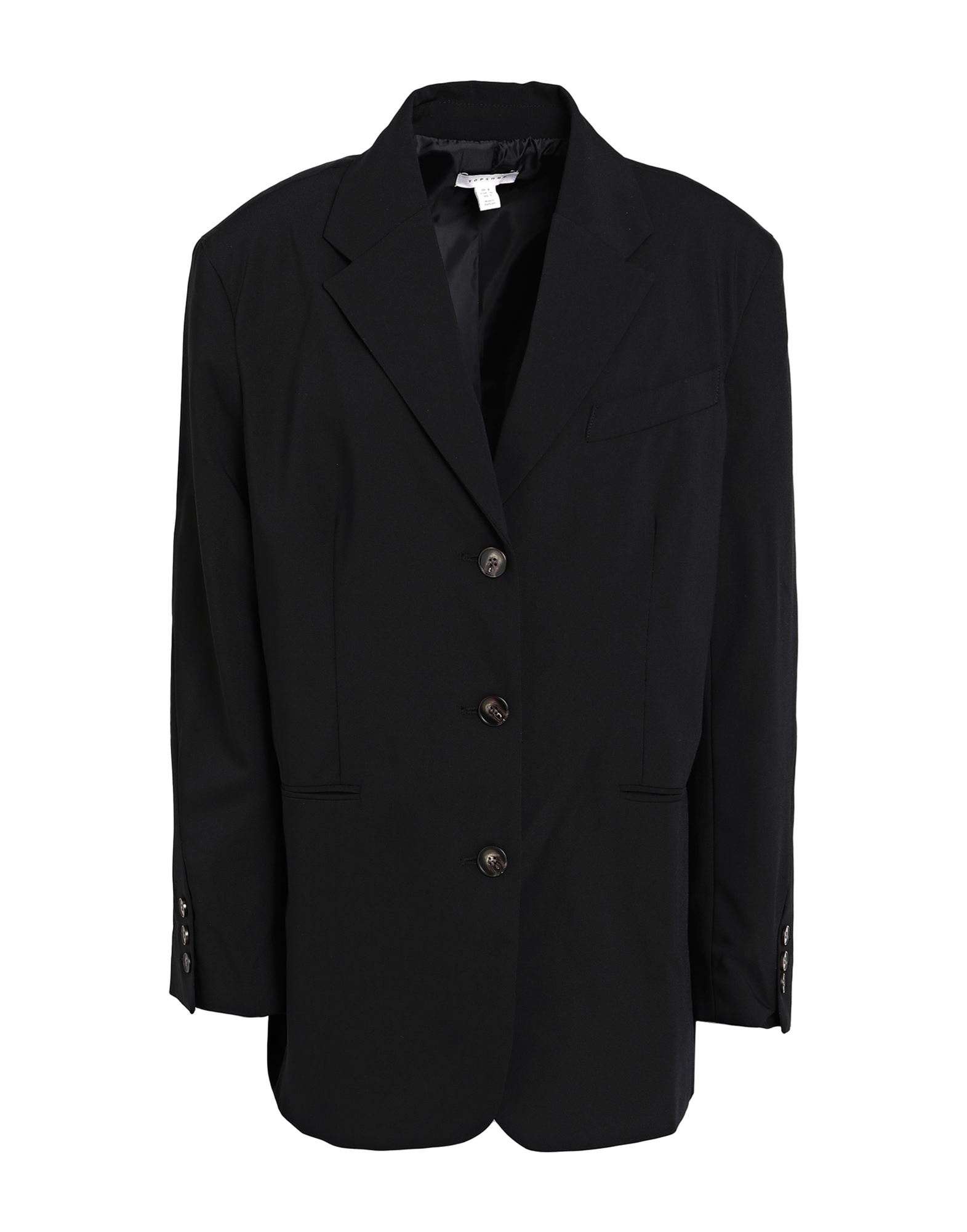 Topshop Suit Jackets In Black