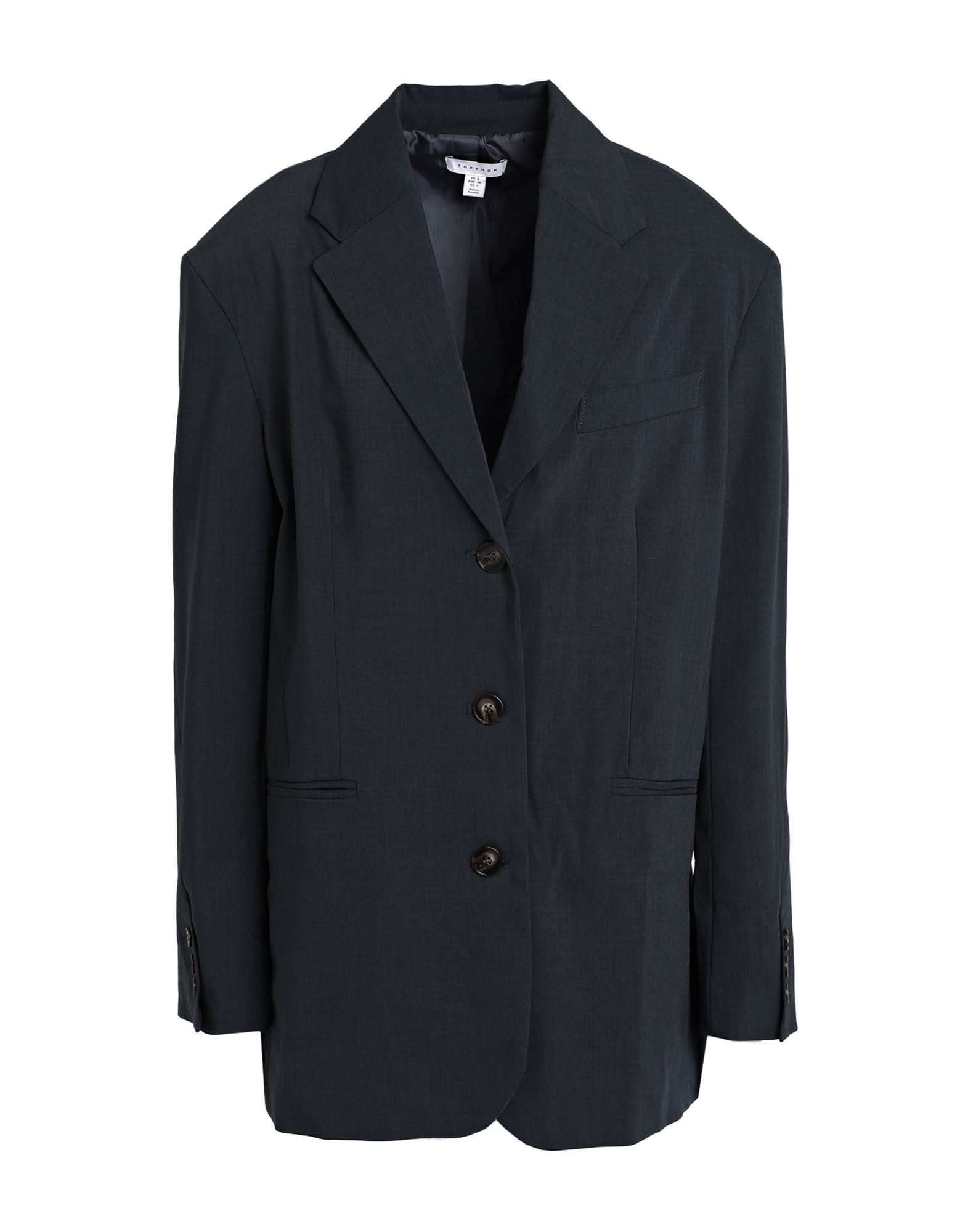 Topshop Suit Jackets In Grey