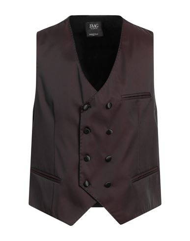 Faag Man Vest Burgundy Size 38 Viscose, Polyester In Red