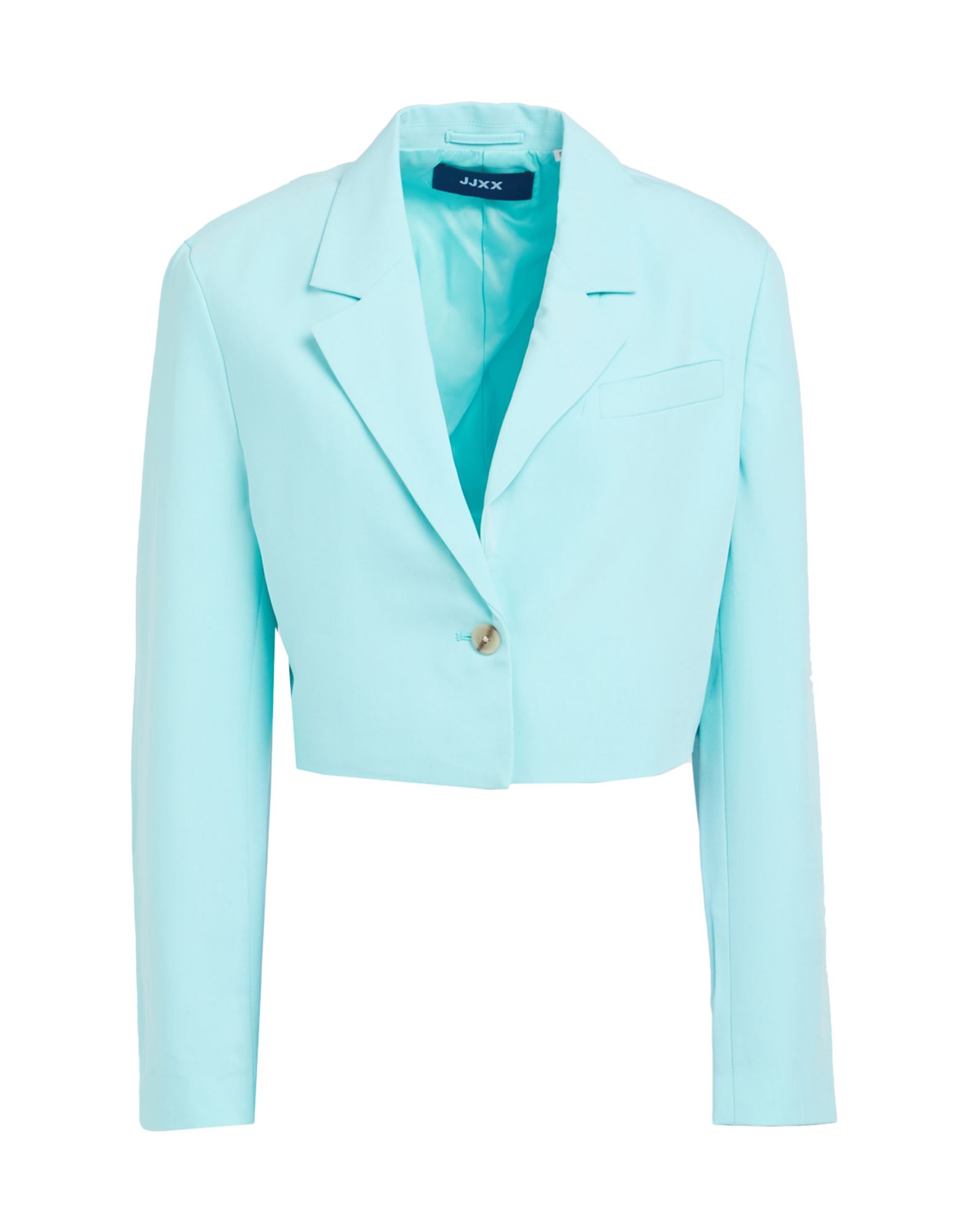 Jjxx By Jack & Jones Woman Blazer Turquoise Size L Recycled Polyester, Viscose, Elastane In Blue