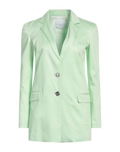 Gaelle Paris Gaëlle Paris Woman Suit Jacket Light Green Size 2 Polyester, Elastane