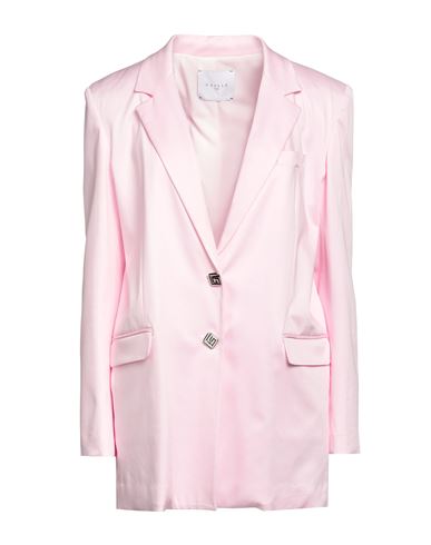 Gaelle Paris Gaëlle Paris Woman Blazer Pink Size 4 Cotton, Viscose, Elastane In Pink