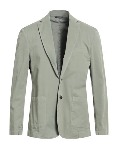 Cruna Man Suit Jacket Sage Green Size 42 Cotton
