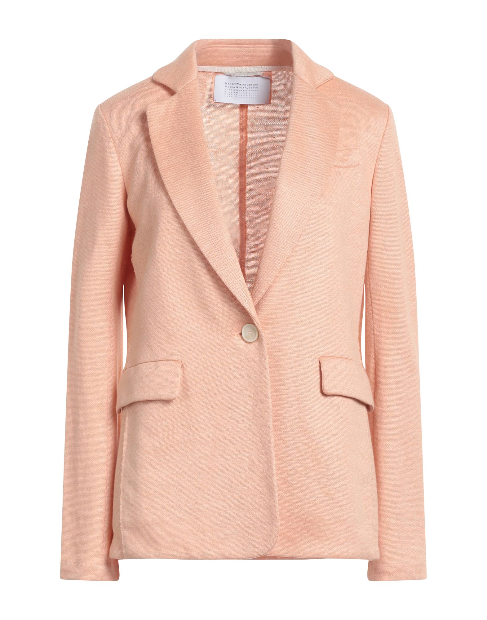 スーツ HARRIS WHARF LONDON Women Suit Jackets A3502PXL558 Pink Harris Wharf London Double-breasted jacket - Pink | A3502PXL558