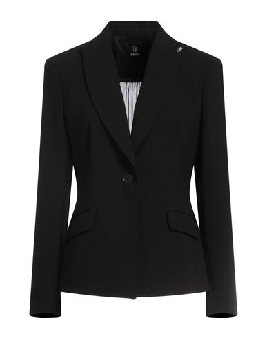 Hanita Woman Blazer Black Size 10 Polyester, Elastane