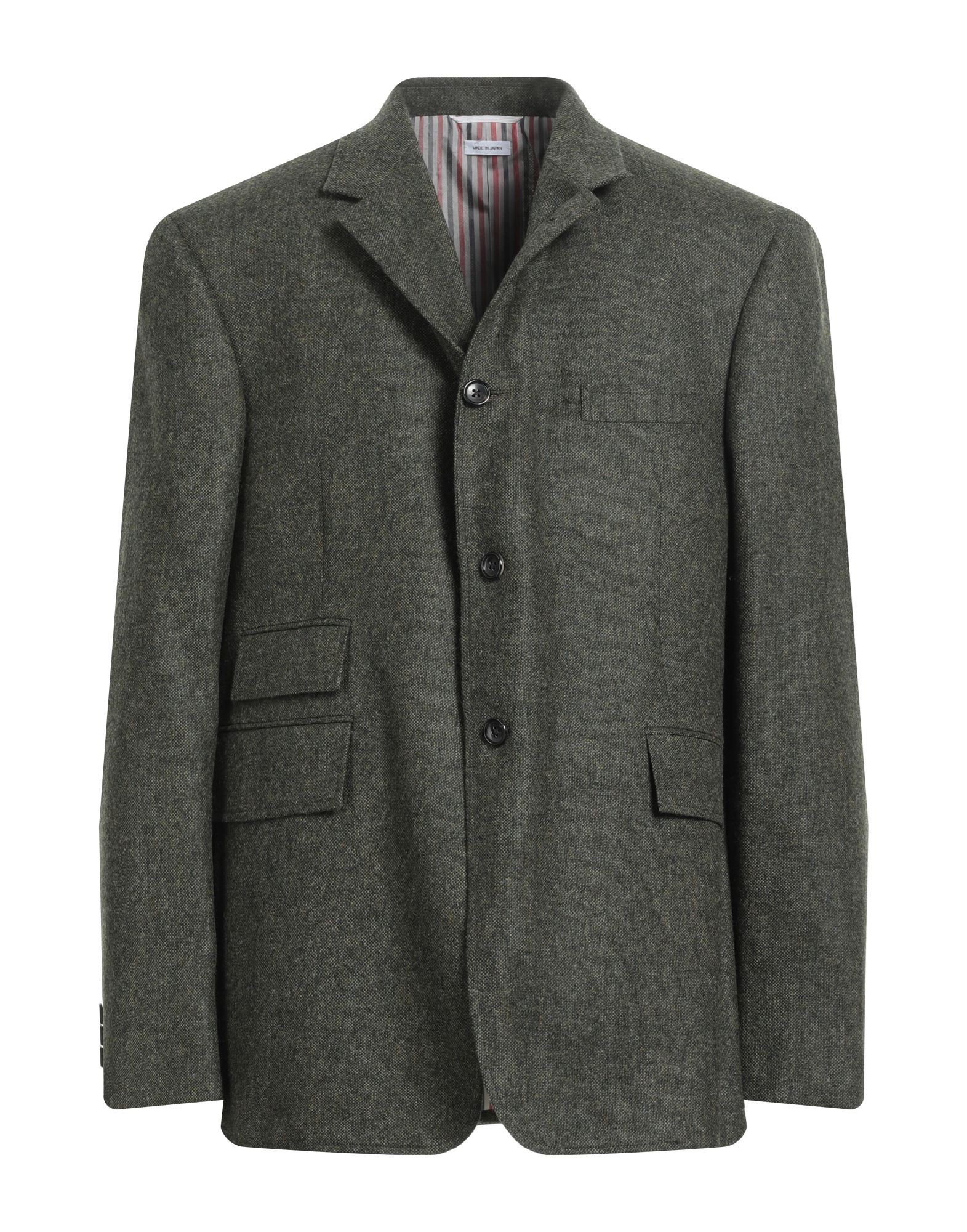 Thom Browne Suit Jackets In Military Green